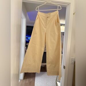 Misa Los Angeles Cream Wide-Leg Pants